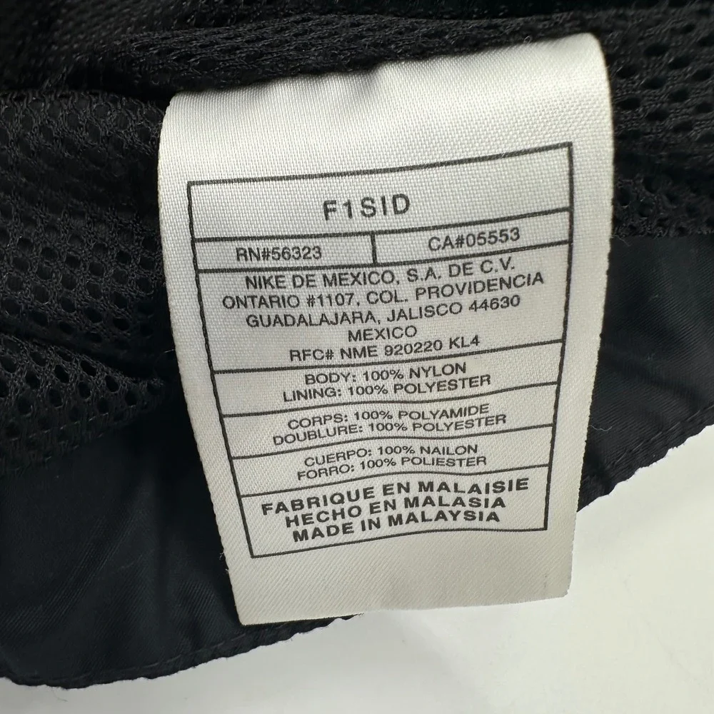 Nike part zipper